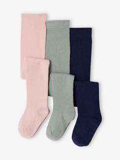 Bébé-Lot de 3 collants bébé maille