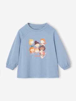 Fille-T-shirt, sous-pull-T-shirt-T-shirt motif "Girl's gang" manches 3/4 fille