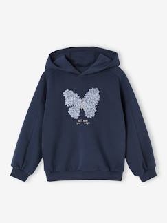 Mädchen-Mädchen Kapuzensweatshirt mit Print