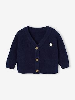 Baby-Pullover, Strickjacke, Sweatshirt-Strickjacke-Baby Strickjacke mit Rippenmuster