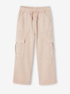 Fille-Pantalon-Pantalon cargo fille facile à enfiler