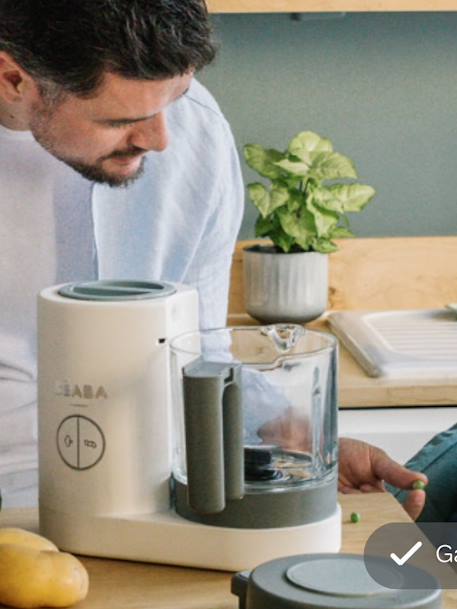 BEABA® 4-in-1-Babykostzubereiter „Babycook Neo' DUNKELBLAU/WEISS+grün; eucalyptus+WEISS/GRAU 