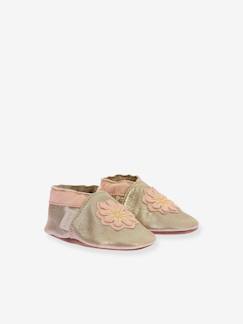 Schuhe-Babyschuhe 17-26-Hausschuhe, Krabbelschuhe-Baby Krabbelschuhe aus Leder Just a Flower 974500 ROBEEZ