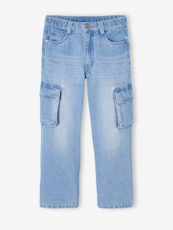 Junge-Hose-Weite Jungen Jeans mit vielen Taschen