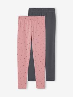 Fille-Pantalon-Lot de 2 leggings Basics fille