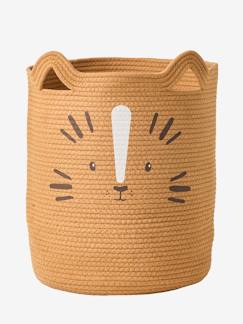 Linge de maison et décoration-Panier XL tigre en corde de coton