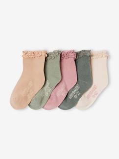 Baby-Socken, Strumpfhose-5er-Pack Socken Baby Mädchen