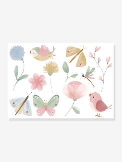 Bettwäsche & Dekoration-Kinderzimmer Wandsticker Flowers & Butterflies LITTLE DUTCH