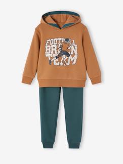 Junge-Sportbekleidung-Jungen Sport-Set: Kapuzensweatshirt & Jogginghose