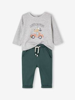 Baby-Set-Baby-Set: Shirt & Sweathose, personalisierbar Oeko-Tex