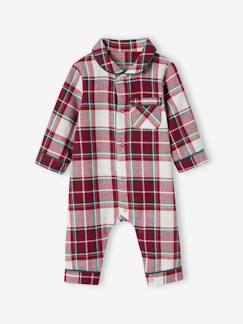 Baby-Karierter Baby Weihnachts-Strampler Capsule Collection FAMILY Oeko-Tex