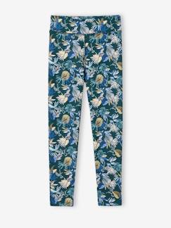 Mädchen-Sportbekleidung-Mädchen Sportleggings mit exotischem Blumenprint