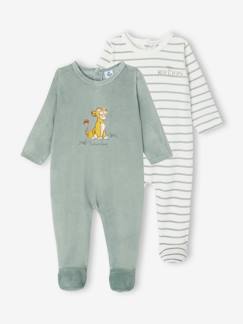 Baby-Strampler, Pyjama, Overall-2er-Pack Baby Samt-Strampler Disney KÖNIG DER LÖWEN