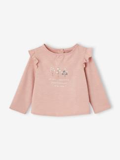 Bébé-T-shirt, sous-pull-T-shirt à volants imprimé bébé