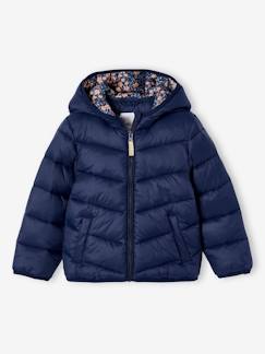 Mädchen-Mantel, Jacke-Mädchen Light-Steppjacke mit Kapuze