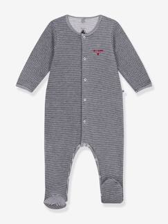 Baby-Strampler, Pyjama, Overall-Baby Strampler mit Streifen PETIT BATEAU