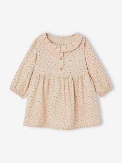 Bébé-Robe, jupe-Robe à collerette en velours milleraies bébé