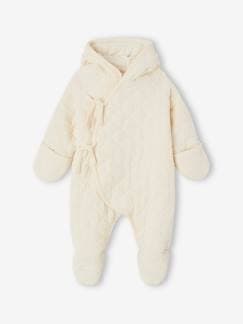 Baby-Baby Winter-Overall aus Musselin mit Recycling-Polyester