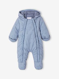 Baby-Baby Winter-Overall mit Teddyprint und Recycling-Material