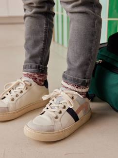 Chaussures-Baskets en cuir enfant