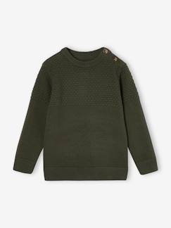 Junge-Jungen Strickpullover Oeko-Tex