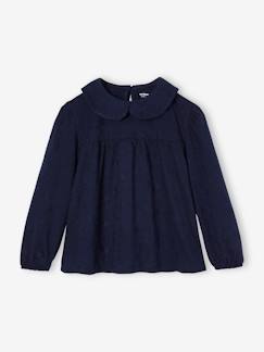 Fille-T-shirt, sous-pull-T-shirt en broderie anglaise fille