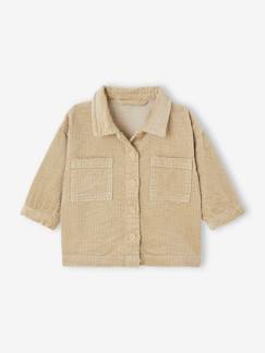 Baby-Hemd, Bluse-Baby Overshirt aus Cord