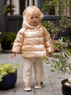 Baby-Gefütterte Baby Steppjacke, Wickelform, Recycling-Polyester