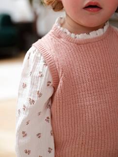 Baby-Pullover, Strickjacke, Sweatshirt-Baby Pullover mit 2-in-1-Effekt