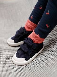 Schuhe-Babyschuhe 17-26-Lauflernschuhe Mädchen 19-26-Sneakers-Baby Klett-Sneakers aus Cord