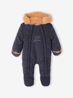 Baby-Baby Winter-Overall, Cord mit Teddyfleece-Futter und Recycling-Wattierung