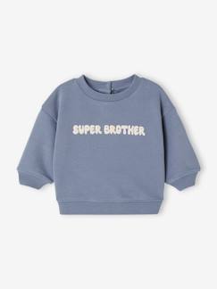 Baby-Pullover, Strickjacke, Sweatshirt-Sweatshirt-Baby Jungen Sweatshirt mit Message-Print, personalisierbar