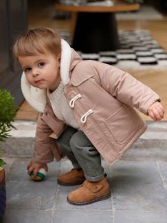 Baby-Mantel, Overall, Ausfahrsack-Mantel-Baby Dufflecoat mit Kapuze und Recycling-Polyester