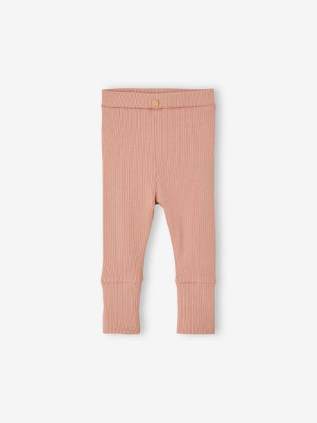 Legging évolutif bébé beige+jaune d'or+marine+rose 