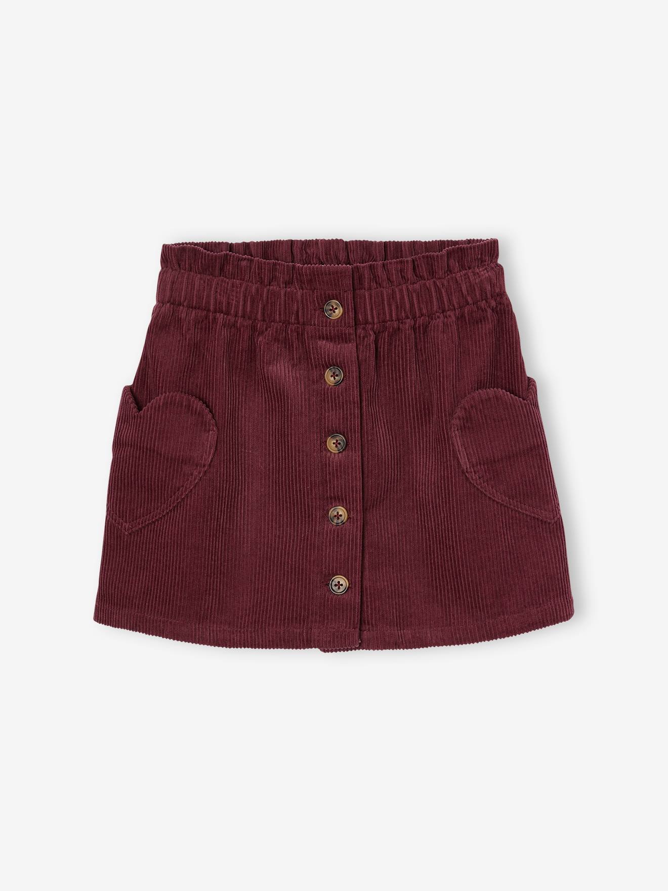 Gilet Jacquard Cœurs Pour Fille – Manches Longues, Boutonnage Devant (Vertbaudet)