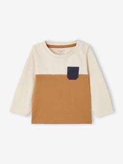 Bébé-T-shirt, sous-pull-T-shirt-T-shirt colorblock bébé bio personnalisable