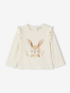 Baby-Baby Volantshirt mit Print