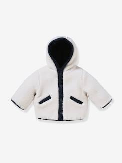 Baby-Mantel, Overall, Ausfahrsack-Mantel-Wendbare Baby Kapuzenjacke CYRILLUS