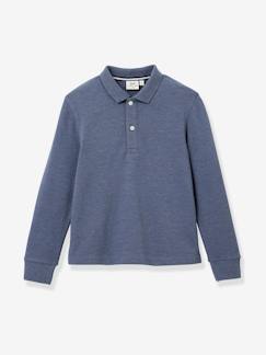 Junge-Langärmeliges Jungen Poloshirt CYRILLUS, Bio-Baumwolle