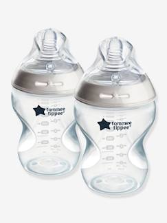 Puériculture-Lot de 2 biberons Natural Start 260ml TOMMEE TIPPEE