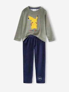 Junge-Pyjama, Overall-Jungen Samt-Schlafanzug POKEMON