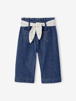 Baby-Weite Baby Jeans mit Stoffgürtel