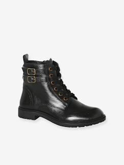 Chaussures-Chaussures fille 23-38-Boots gavroche cuir fille