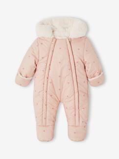 Baby-Baby Winter-Overall mit Herzen, Recycling-Material