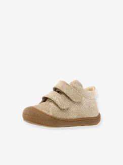 Schuhe-Baby Lauflernschuhe mit Klett aus weichem Leder NATURINO