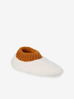 Chaussures-Chaussures fille 23-38-Chaussons en sherpa fille