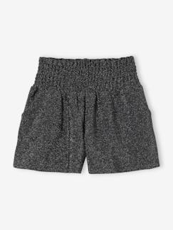 Mädchen-Mädchen Shorts in Metallic-Optik