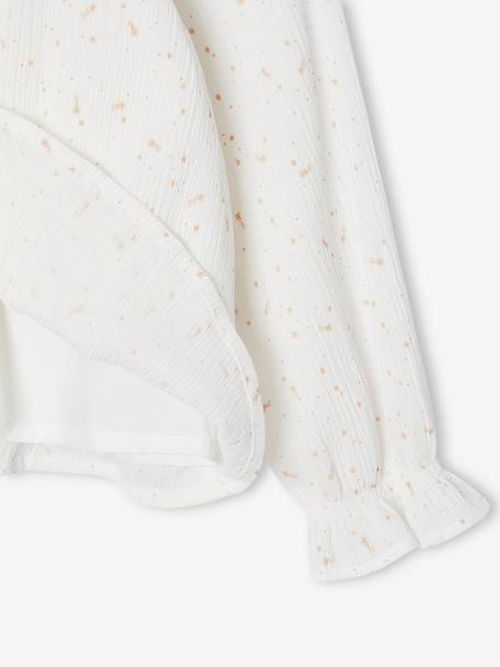 Chemise Etoiles Fille écru 