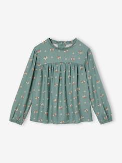 Mädchen-Hemd, Bluse, Tunika-Mädchen Bluse mit Blumenmuster