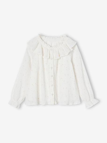 Chemise Etoiles Fille écru 